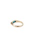 Detail View - Click To Enlarge - MÉTIER BY TOMFOOLERY - Astra Hexa Turquoise 14K Gold Pinky Ring