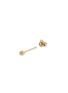 Detail View - Click To Enlarge - MÉTIER BY TOMFOOLERY - Didi 9K Yellow Gold Baguette Diamond Stud Earring