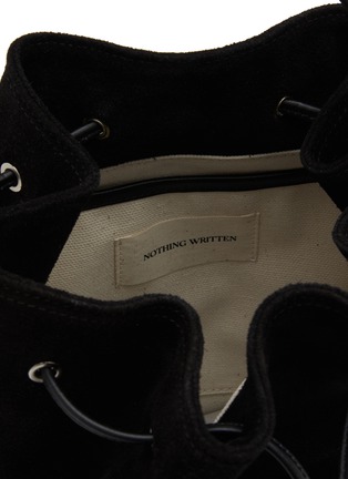 Detail View - Click To Enlarge - NOTHING WRITTEN - Suede Bucket Bag