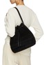 Figure View - Click To Enlarge - NOTHING WRITTEN - Suede Bucket Bag