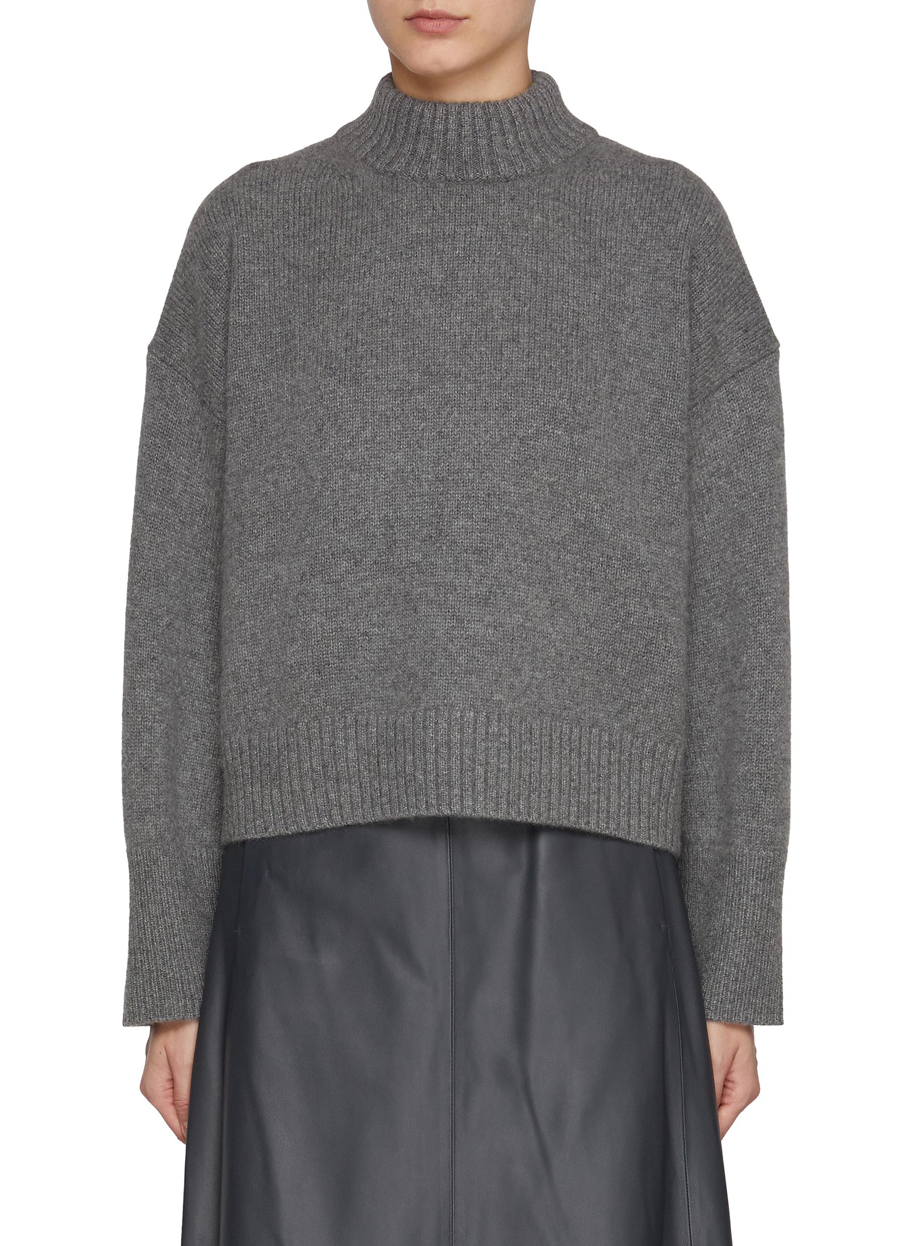 THE RERACS CASHMERE RAGLAN TURTLE NECK PULLOVER KNIT 定価31900円  