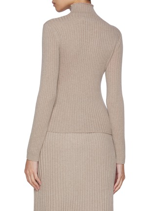 Back View - Click To Enlarge - ARCH4 - Ariana Ribbed Cashmere Knit Sweater