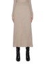 Main View - Click To Enlarge - ARCH4 - Nillie Pleated Cashmere Midi Skirt