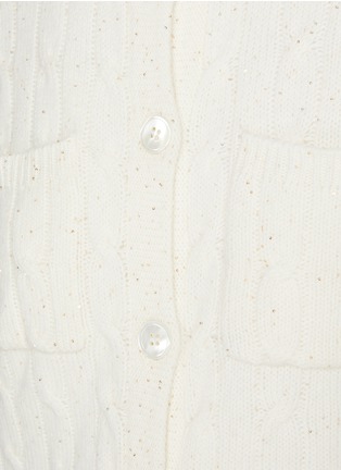  - ARCH4 - Edgware Sequined Cashmere Cotton Cardigan