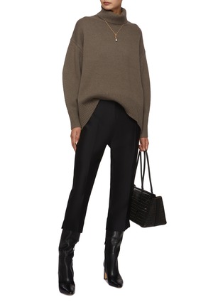 Figure View - Click To Enlarge - ARCH4 - World's End High Neck Cashmere Knit Sweater