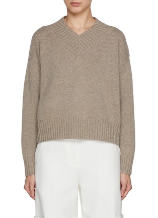 Main View - Click To Enlarge - ARCH4 - V-Neck Cashmere Knit Sweater