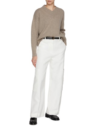 Figure View - Click To Enlarge - ARCH4 - V-Neck Cashmere Knit Sweater