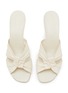 Figure View - Click To Enlarge - THE ROW - Soft Knot 60 Leather Heeled Sandalsa