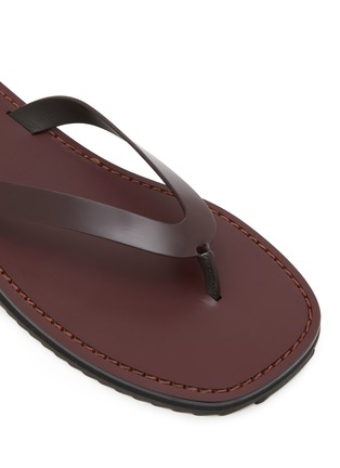 Detail View - Click To Enlarge - THE ROW - City Leather Flip Flops