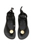 Figure View - Click To Enlarge - THE ROW - Charm Beach Leather Sandals