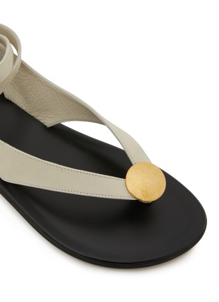 Detail View - Click To Enlarge - THE ROW - Charm Beach Leather Sandals