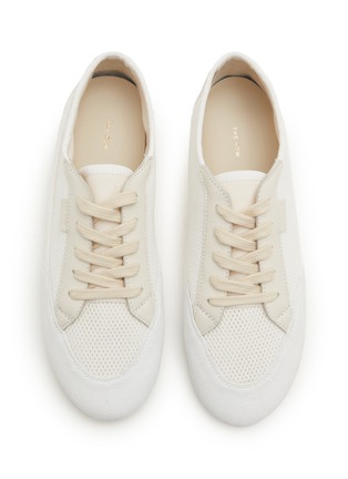 Detail View - Click To Enlarge - THE ROW - Bonnie Canvas Suede Sneakers