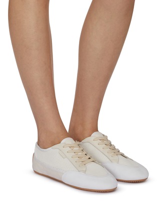 Figure View - Click To Enlarge - THE ROW - Bonnie Canvas Suede Sneakers