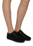 Figure View - Click To Enlarge - THE ROW - Bonnie Canvas Suede Sneakers