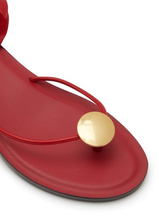 Detail View - Click To Enlarge - THE ROW - Cord 30 Leather Sandals