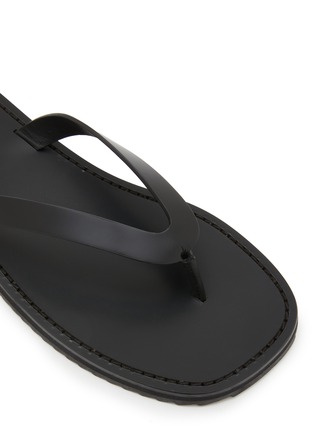 Detail View - Click To Enlarge - THE ROW - City Leather Flip Flops