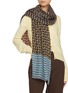 Figure View - Click To Enlarge - ÉPICE - Geometric Wool Scarf