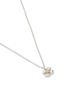 Detail View - Click To Enlarge - SSIL - Rhodium Plated 925 Silver Clover Necklace