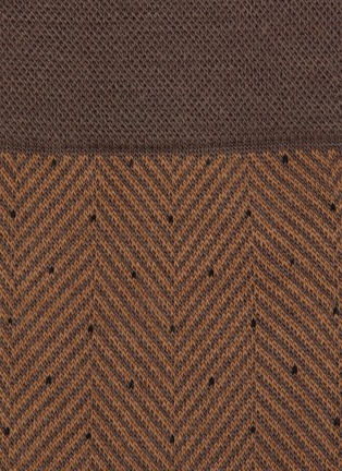 Detail View - Click To Enlarge - FALKE - Sensitive Herringbone Socks