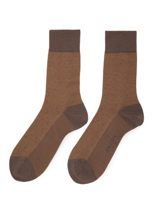 Main View - Click To Enlarge - FALKE - Sensitive Herringbone Socks