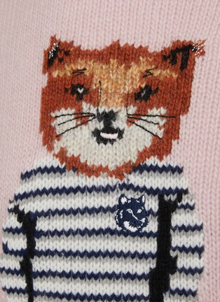  - MAISON KITSUNÉ - Dressed Fox Intarsia Sweater