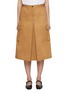 Main View - Click To Enlarge - MAISON KITSUNÉ - Utility Cotton Gabardine Cargo Skirt