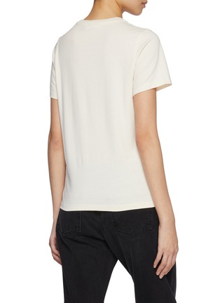 Back View - Click To Enlarge - MAISON KITSUNÉ - Baby Fox Patch Cotton T-Shirt