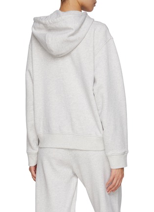 Back View - Click To Enlarge - MAISON KITSUNÉ - Baby Fox Patch Zip Up Cotton Hoodie