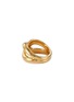 Detail View - Click To Enlarge - SSIL - Gold Plated Brass Twist Bold Ring