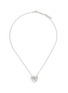 Main View - Click To Enlarge - SSIL - Rhodium Plated Brass Volume Heart Necklace