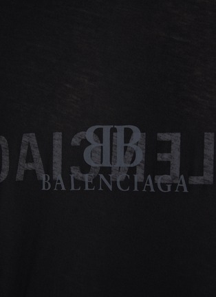  - BALENCIAGA - Logo Cotton T-Shirt