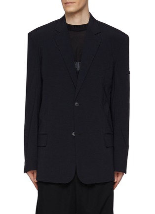 Main View - Click To Enlarge - BALENCIAGA - Oversized Single Breasted Blazer