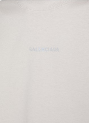  - BALENCIAGA - Logo Cotton T-Shirt