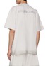 Back View - Click To Enlarge - BALENCIAGA - Logo Cotton T-Shirt