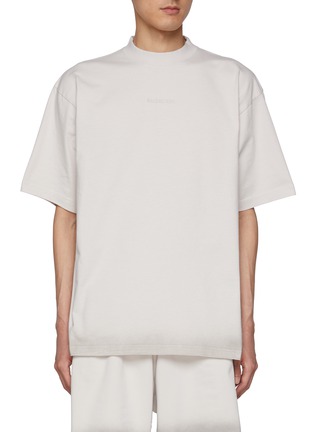 Main View - Click To Enlarge - BALENCIAGA - Logo Cotton T-Shirt