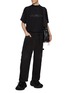 Figure View - Click To Enlarge - BALENCIAGA - String Belt Cotton Skater Pants