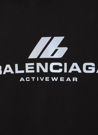  - BALENCIAGA - Logo Cotton T-Shirt