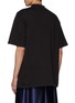 Back View - Click To Enlarge - BALENCIAGA - Logo Cotton T-Shirt