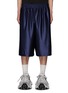 Main View - Click To Enlarge - BALENCIAGA - Logo Cotton Basketball Shorts