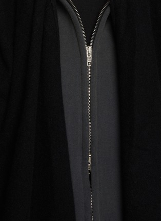  - BALENCIAGA - Scarf Incognito Zip Up Hoodie