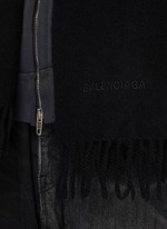 BALENCIAGA | Scarf Incognito Zip Up Hoodie | Men | Lane Crawford