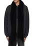 Main View - Click To Enlarge - BALENCIAGA - Scarf Incognito Zip Up Hoodie