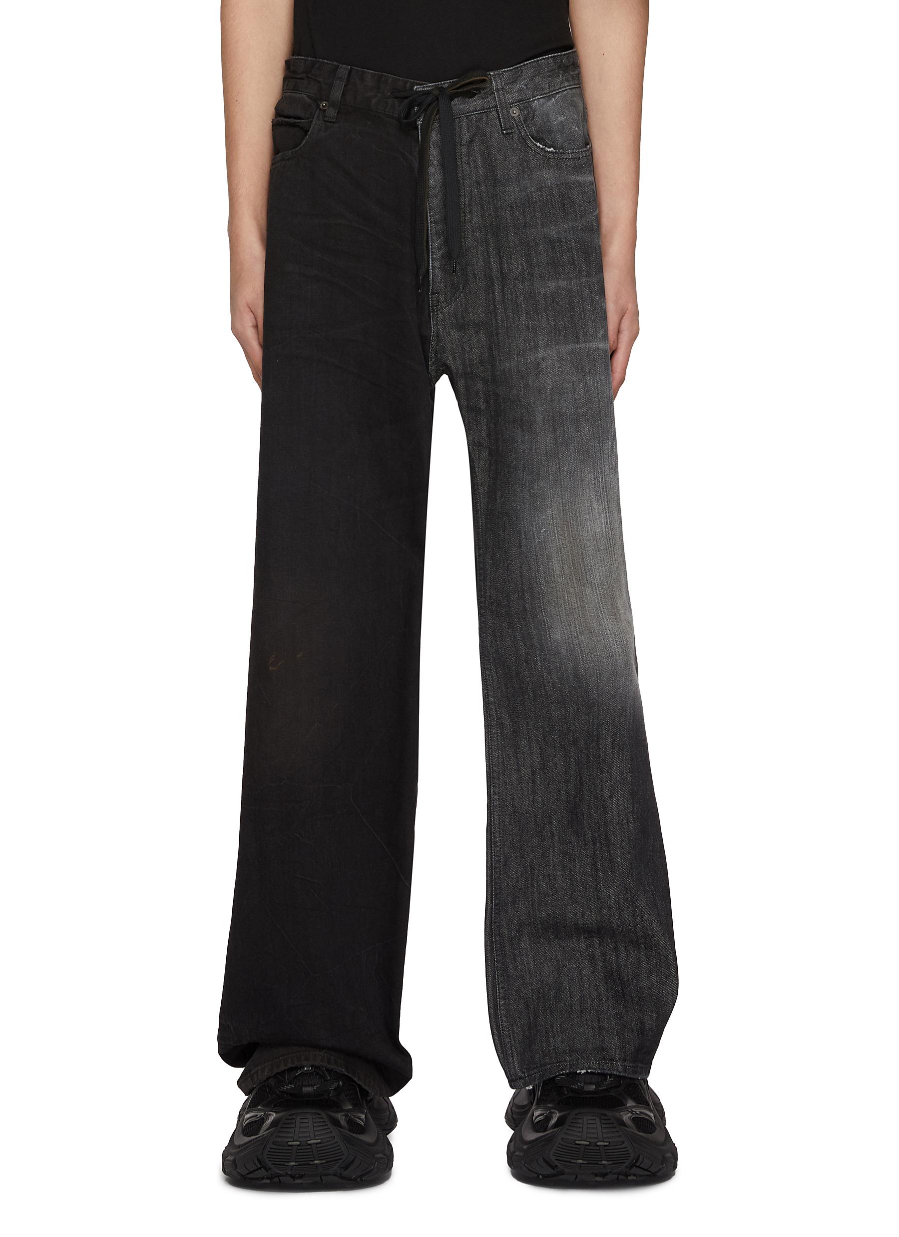 BALENCIAGA Half Flare Half Wide Leg Jeans Men Lane Crawford