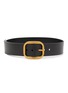 Main View - Click To Enlarge - LOEWE - Rounded Buckle Leather Belt