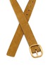 Detail View - Click To Enlarge - LOEWE - Rounded Buckle Suede Belt