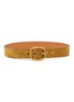 Main View - Click To Enlarge - LOEWE - Rounded Buckle Suede Belt