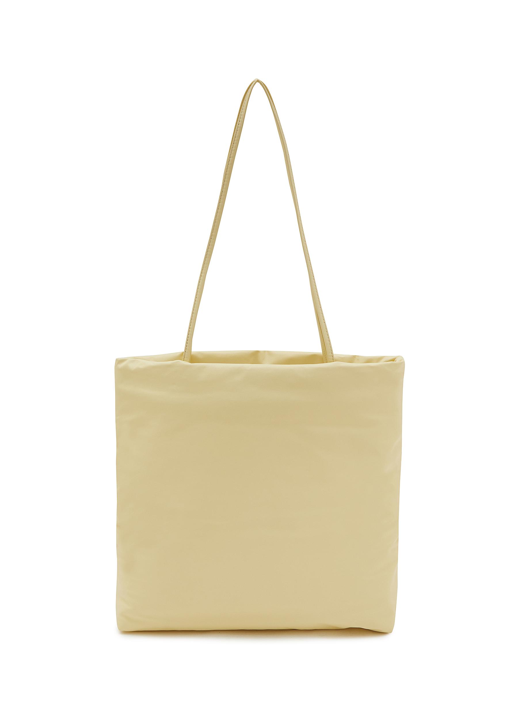 THE ROW Pim Leather Tote Bag LIGHT YELLOW Women Lane Crawford