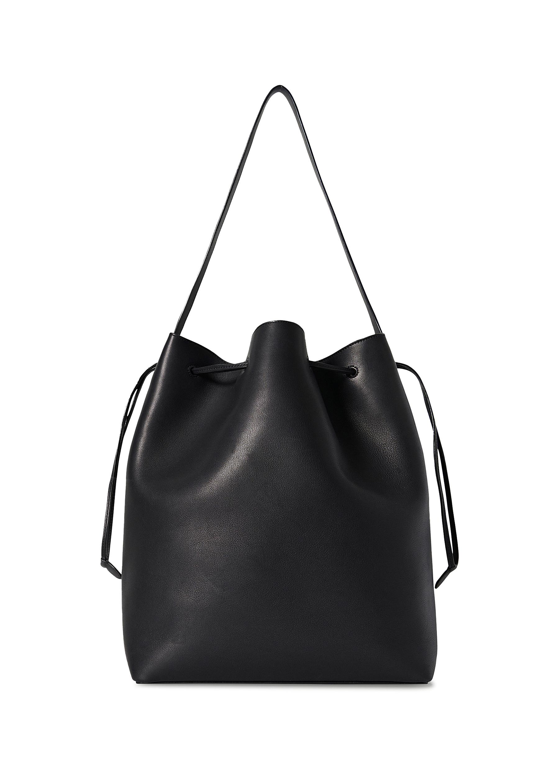 かごバッグ THE ROW Belvedere leather bucket bag THE ROW | Belvedere Leather Bucket Bag | BLACK | Women