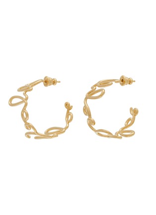 Main View - Click To Enlarge - CHLOÉ - Iconic Hoop Laiton Earrings