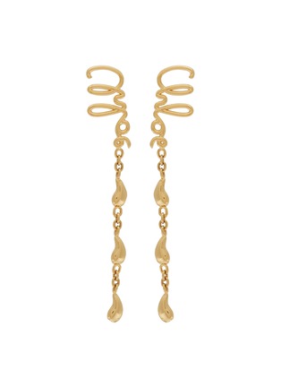 Main View - Click To Enlarge - CHLOÉ - Iconic Dangling Laiton Earrings